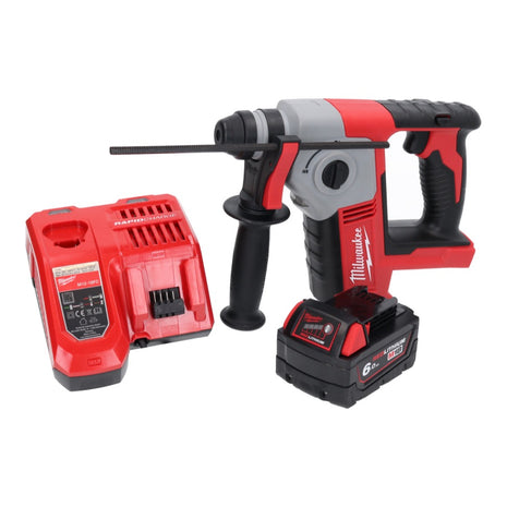 Taladro percutor a batería Milwaukee M18 BH-601FC 18 V 1,2 J SDS plus + 1x batería 6,0 Ah + cargador