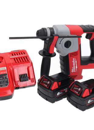 Taladro percutor a batería Milwaukee M18 BH-602FC 18 V 1,2 J SDS plus + 2x baterías 6,0 Ah + cargador