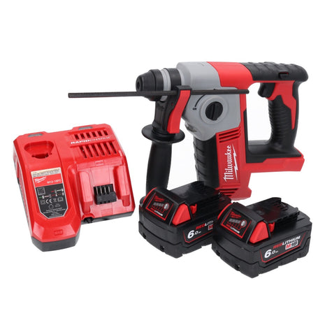 Marteau perforateur à batterie Milwaukee M18 BH-602FC 18 V 1,2 J SDS plus + 2x batteries 6,0 Ah + chargeur