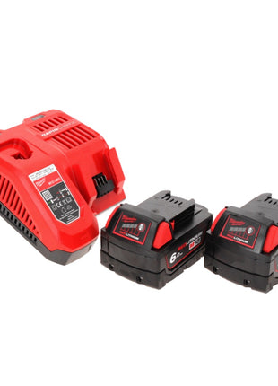 Taladro percutor a batería Milwaukee M18 BH-602FC 18 V 1,2 J SDS plus + 2x baterías 6,0 Ah + cargador