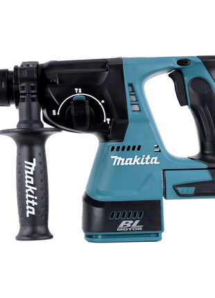 Makita DLX 2372 TJ Akku Combo Kit DHR 242 Akku Bohrhammer + DTW 300 Akku Schlagschrauber + 2x Akku 5,0 Ah + Ladegerät + Makpac