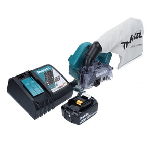 Makita DCC 500 RF1 Akku Diamantschneider 18 V 125 mm Brushless + 1x Akku 3,0 Ah + Ladegerät
