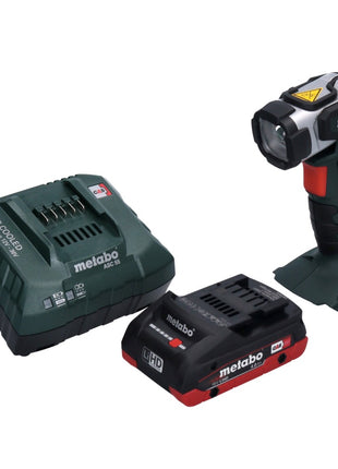 Metabo ULA 14,4 - 18 LED Akku Handscheinwerfer 18 V 280 lm + 1x Akku 4,0 Ah + Ladegerät