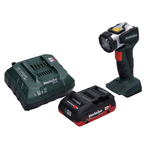 Metabo ULA 14.4 - Foco de mano con batería 18 LED 18 V 280 lm + 1x batería 4,0 Ah + cargador