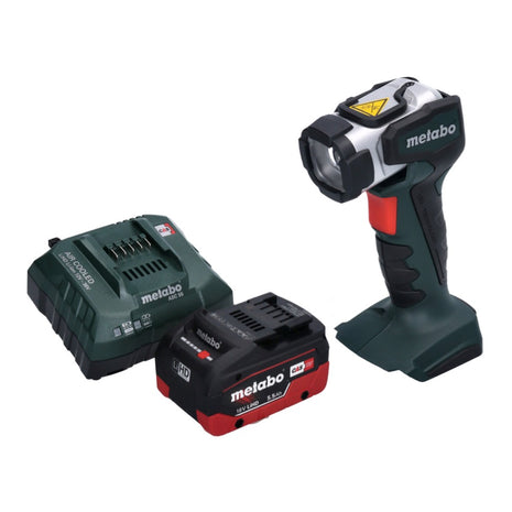 Metabo ULA 14,4 - 18 LED Akku Handscheinwerfer 18 V 280 lm + 1x Akku 5,5 Ah + Ladegerät