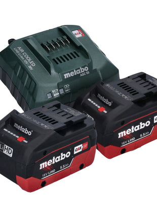 Metabo ULA 14,4 - 18 LED Akku Handscheinwerfer 18 V 280 lm + 2x Akku 5,5 Ah + Ladegerät