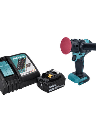 Makita DPV 300 RT1 Akku Schleifer Polierer 18 V 50 / 80 mm Brushless + 1x Akku 5,0 Ah + Ladegerät - Toolbrothers