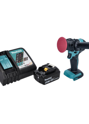 Makita DPV 300 RG1 Akku Schleifer Polierer 18 V 50 / 80 mm Brushless + 1x Akku 6,0 Ah + Ladegerät - Toolbrothers