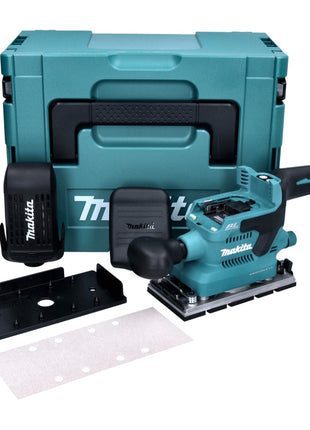 Makita DBO 380 ZJ Akku Schwingschleifer 18 V 93 x 185 mm Brushless + Makpac - ohne Akku, ohne Ladegerät