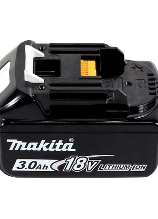 Makita DBO 380 F1J Ponceuse orbitale sur batterie 18 V 93 x 185 mm sans balais + 1x batterie 3,0 Ah + Makpac - sans chargeur