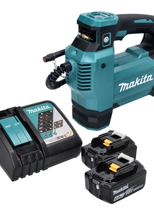 Compresseur sur batterie Makita DMP 181 RG 18 V 11,1 bar + 2x batteries 6,0 Ah + chargeur