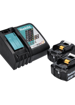 Compresseur de batterie Makita DMP 181 RFJ 18 V 11,1 bar + 2x batteries 3,0 Ah + chargeur + Makpac