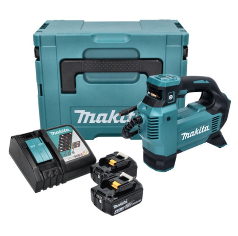 Compresseur de batterie Makita DMP 181 RMJ 18 V 11,1 bar + 2x batteries 4,0 Ah + chargeur + Makpac