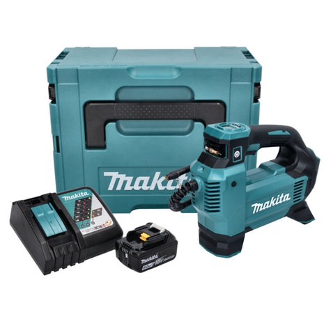 Compresor de batería Makita DMP 181 RG1J 18 V 11,1 bar + 1x batería 6,0 Ah + cargador + Makpac