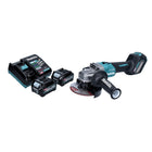 Meuleuse d'angle sur batterie Makita GA 023 GD2 40 V max. 125 mm sans balais XGT + 2x batteries 2,5 Ah + chargeur