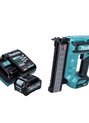 Makita FN 001 GD1 cloueuse à tête d'emballage avec batterie 40 V max. XGT Brushless + 1x batterie 2,5 Ah + chargeur