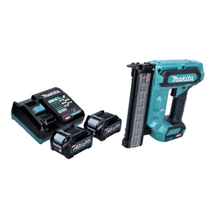 Makita FN 001 GD2 Akku Stauchkopfnagler 40 V max. XGT Brushless + 2x Akku 2,5 Ah + Ladegerät