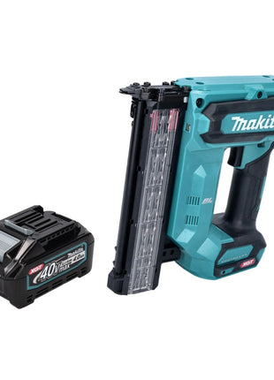 Makita FN 001 GM1 Cloueur à tête d'emballage avec batterie 40 V max. XGT Brushless + 1x batterie 4,0 Ah - sans chargeur