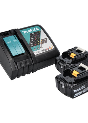 Makita DGA 517 RM akumulatorowa szlifierka kątowa 18 V 125 mm bezszczotkowa + 2x akumulator 4,0 Ah + ładowarka