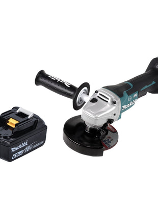 Amoladora angular a batería Makita DGA 517 G1 18 V 125 mm sin escobillas + 1x batería 6,0 Ah - sin cargador