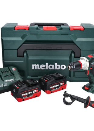 Metabo BS 18 LTX BL I Akku Bohrschrauber 18 V 130 Nm ( 602358660 ) + 2x Akku 5,5 Ah + Ladegerät + metaBOX - Toolbrothers