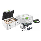 Festool DF 500 Q-Plus Dübelfräse 420 Watt 4 - 10 mm + 1060 tlg. DOMINO Dübel Buche Sortiment + Systainer - Toolbrothers