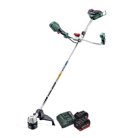 Metabo FSB 36-18 LTX BL 40 Débroussailleuse sans fil 36 V (2x 18 V) poignée à deux mains sans balais + 2x Batteries 8,0 Ah + Chargeur