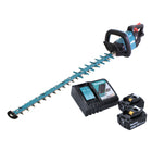 Makita DUH 752 RT Akku Heckenschere 18 V 75 cm Brushless + 2x Akku 5,0 Ah + Ladegerät