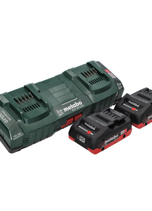 Metabo RM 36-18 LTX BL 36 Akku Rasenmäher 36 V ( 2x 18 V ) LTX Brushless + 2x Akku 4,0 Ah + Doppelladegerät - Toolbrothers