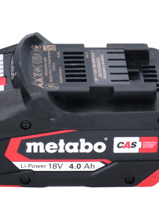 Juego de baterías Metabo 4x Li-Power batería 18 V 4,0 Ah CAS Li-Ion (4x 625027000) con indicador de nivel de carga