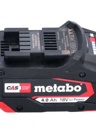 Metabo Basis Set 1x Li-Power Akkupack 18 V 4,0 Ah CAS Li-Ion Akku ( 625027000 ) + ASC 55 Ladegerät ( 627044000 )