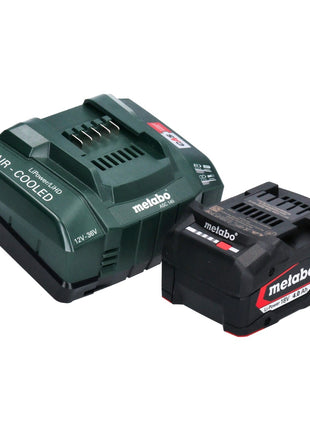 Zestaw podstawowy Metabo 1x akumulator Li-Power 18 V 4,0 Ah CAS Li-Ion ( 625027000 ) + szybka ładowarka ASC 145 ( 627378000 )