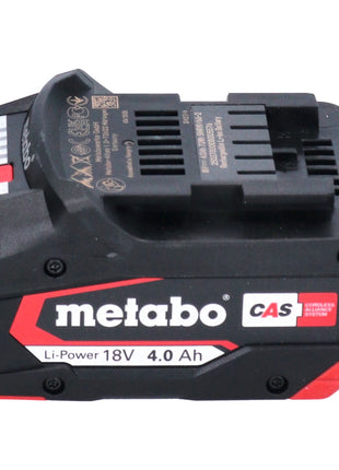 Metabo Set de base : 1x Batterie Li-Power 4,0Ah 18V CAS Li-Ion + ASC145 Chargeur (625027000) (627378000)