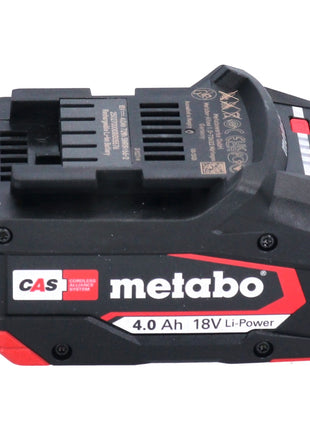 Metabo Basis Set 2x Li-Power Akkupack 18 V 4,0 Ah CAS Li-Ion Akku ( 2x 625027000 ) + ASC 145 DUO Doppel Schnell Ladegerät ( ‭627495000 )