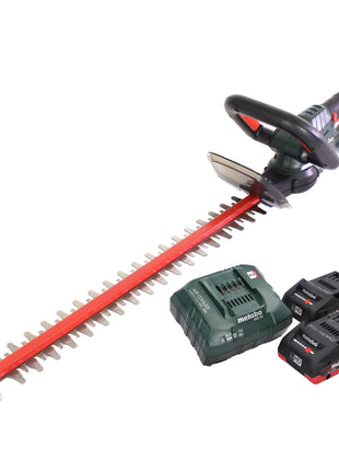 Metabo HS 18 LTX 55 Akku Heckenschere 18 V 53 cm + 2x Akku 4,0 Ah + Ladegerät - Toolbrothers