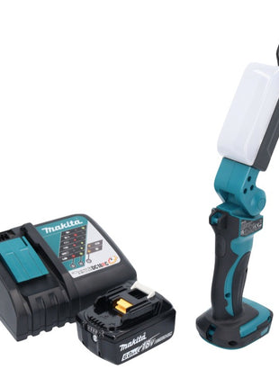 Makita DML 801 RG1 X LED Akku Lampe Arbeitsleuchte 18 V 240 lm + Diffusor + 1x Akku 6,0 Ah + Ladegerät