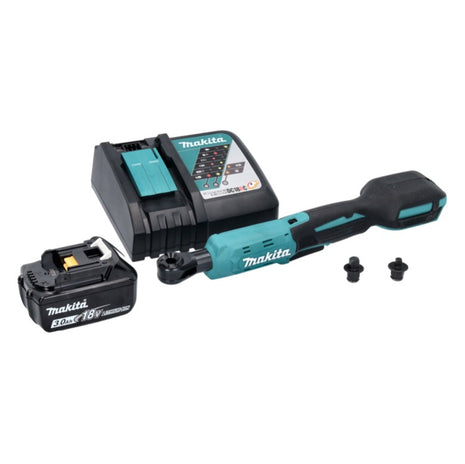 Makita DWR 180 RF1 wkrętarka akumulatorowa z grzechotką 18 V 47,5 Nm 1/4" 3/8" + 1x akumulator 3,0 Ah + ładowarka