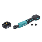 Makita DWR 180 M1 Akku Ratschenschrauber 18 V 47,5 Nm 1/4