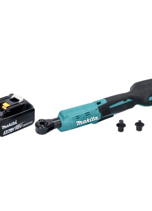 Makita DWR 180 T1 Akku Ratschenschrauber 18 V 47,5 Nm 1/4" 3/8" + 1x Akku 5,0 Ah - ohne Ladegerät