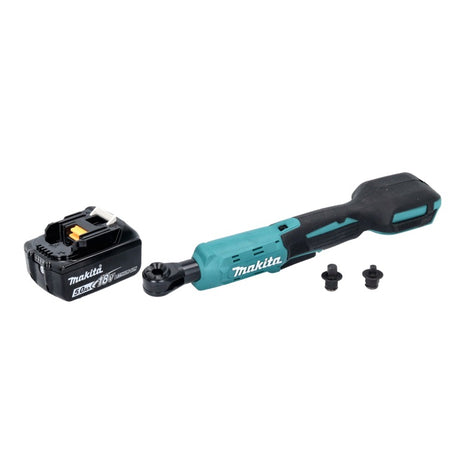 Makita DWR 180 T1 Akku Ratschenschrauber 18 V 47,5 Nm 1/4" 3/8" + 1x Akku 5,0 Ah - ohne Ladegerät