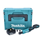 Makita DWR 180 T1J Akku Ratschenschrauber 18 V 47,5 Nm 1/4