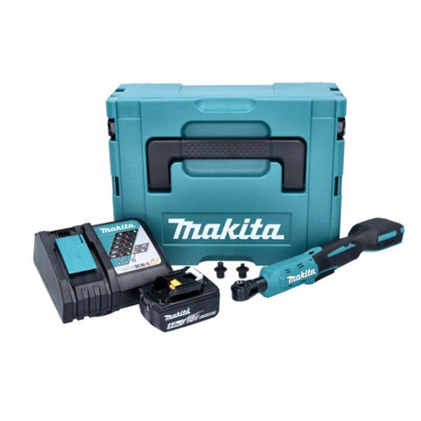 Makita DWR 180 RT1J Akumulatorowa wkrętarka z grzechotką 18 V 47,5 Nm 1/4" 3/8" + 1x akumulator 5,0 Ah + ładowarka + Makpac