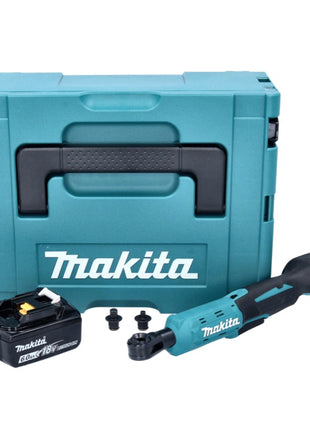 Makita DWR 180 G1J Akku Ratschenschrauber 18 V 47,5 Nm 1/4" 3/8" + 1x Akku 6,0 Ah + Makpac - ohne Ladegerät