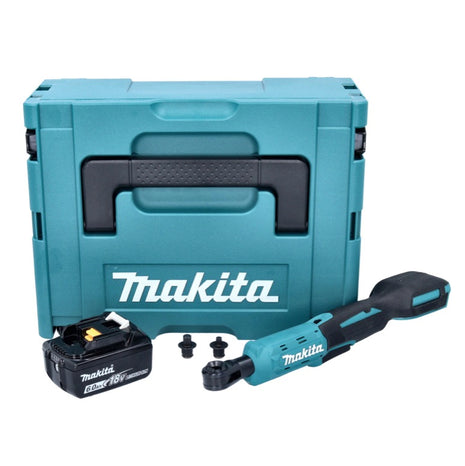 Makita DWR 180 G1J Akku Ratschenschrauber 18 V 47,5 Nm 1/4" 3/8" + 1x Akku 6,0 Ah + Makpac - ohne Ladegerät