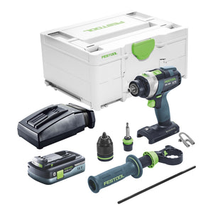 Festool TPC 18/4 I-Basic Akku Schlagbohrschrauber 18 V 75 Nm Brushless + 1x Akku 4,0 Ah + Ladegerät + Systainer