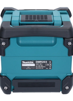 Makita DMR 203 Z Enceinte Bluetooth 12 V 18 V IP64 Solo - sans batterie, sans chargeur