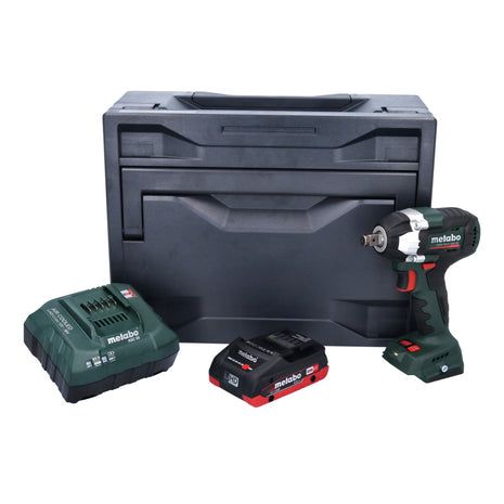 Metabo SSW 18 LT 300 BL Atornillador de impacto a batería 18 V 300 Nm 1/2" sin escobillas + 1x batería 4,0 Ah + cargador + metaCASE