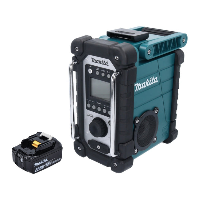 Makita DMR 107 M1 Akku Baustellen Radio 7,2 - 18 V + 1x Akku 4,0 Ah - ohne Ladegerät