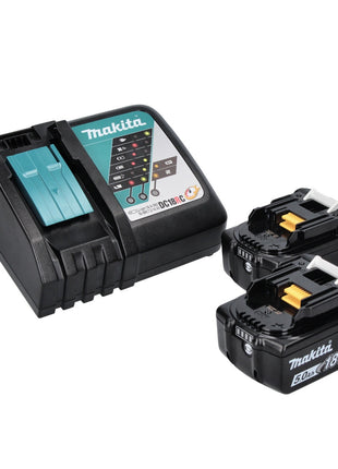 Makita DMR 107 RT Akku Baustellen Radio 7,2 - 18 V + 2x Akku 5,0 Ah + Ladegerät