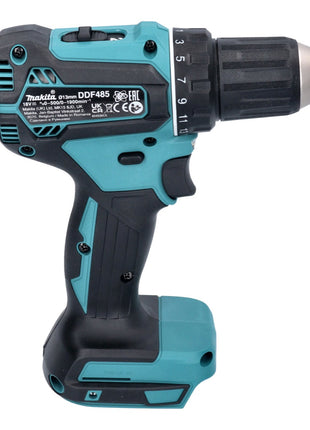 Makita DDF 485 RA1 taladro atornillador inalámbrico 18 V 50 Nm sin escobillas + 1x batería 2,0 Ah + cargador